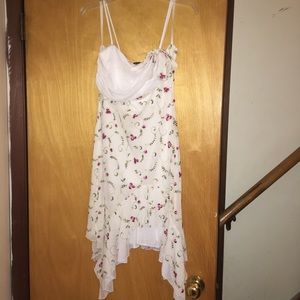Summer dress with spaghetti straps